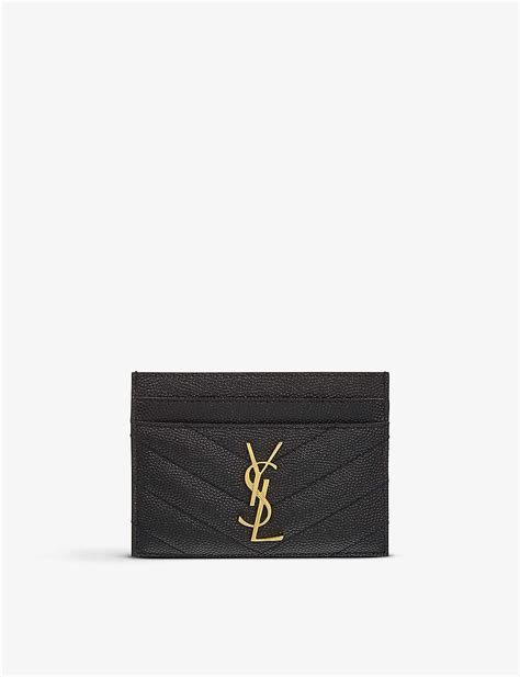 ysl card and coin holder|ysl card holder selfridges.